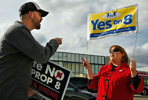 Nov. 4, 2008 - California Voters Approve a Constitutional Ban on Same-Sex Marriage