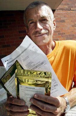 Aug. 26, 2003 - First Canadian Patient to Receive Government-grown Marijuana