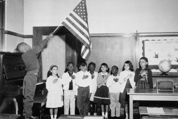 Dec. 22, 1942 - Congress Changes Flag Salute to Hand over Heart Instead of Straight Arm Salute