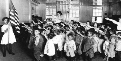 1895 - Balch's Flag Salute for Schools Published