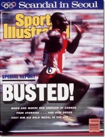 Sep. 27, 1988<a name="johnson"></a> - Ben Johnson Stripped of Gold Medal after Positive Drug Test