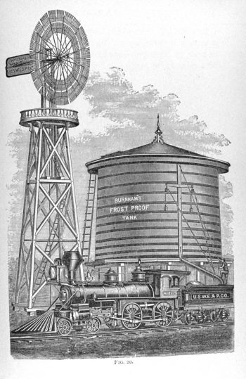 1850s - Windmill Becomes Popular Water Pumping Tool of Western Homesteaders and Railroad Builders