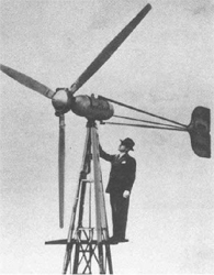 1927 - First Commercial Wind Turbines Sold to Generate Electricity on Remote Farms