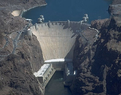 1935 - Hoover Dam, the World's Largest Hydroelectric Power Plant, Is Built