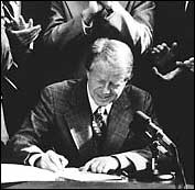 Aug. 4, 1977 - Department of Energy Organization Act Is Signed, Creating the US Department of Energy